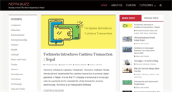 Desktop Screenshot of nepalbuzz.com
